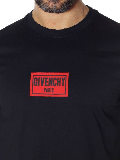 black and red givenchy t shirt|black and white givenchy shirt.